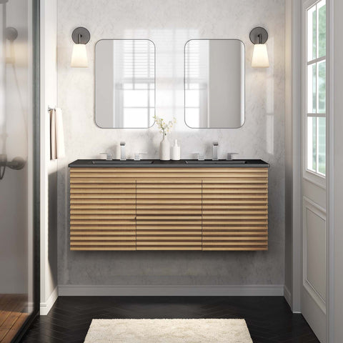 Render 48" Wall-Mount Bathroom Vanity Modway Model: eei-5802