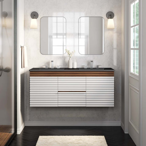 Render 48" Wall-Mount Bathroom Vanity Modway Model: eei-5802