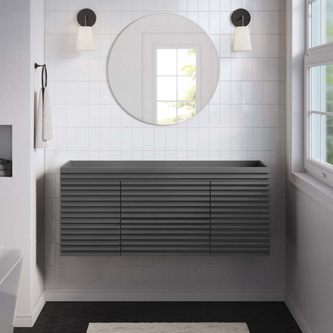 Render 48" Single Sink Compatible (Not Included) Bathroom Vanity Cabinet Modway Model: eei-5866
