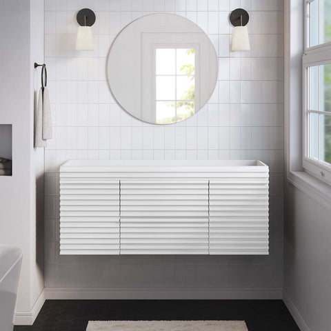 Render 48" Single Sink Compatible (Not Included) Bathroom Vanity Cabinet Modway Model: eei-5866