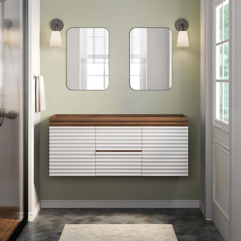 Render 48" Double Sink Compatible (Not Included) Bathroom Vanity Cabinet Modway Model: eei-5867