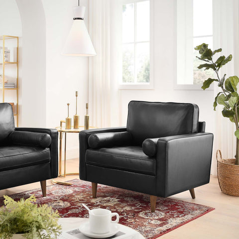Valour Leather Armchair Modway Model: eei-5869