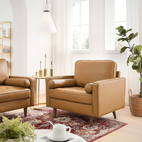 Valour Leather Armchair Modway Model: eei-5869