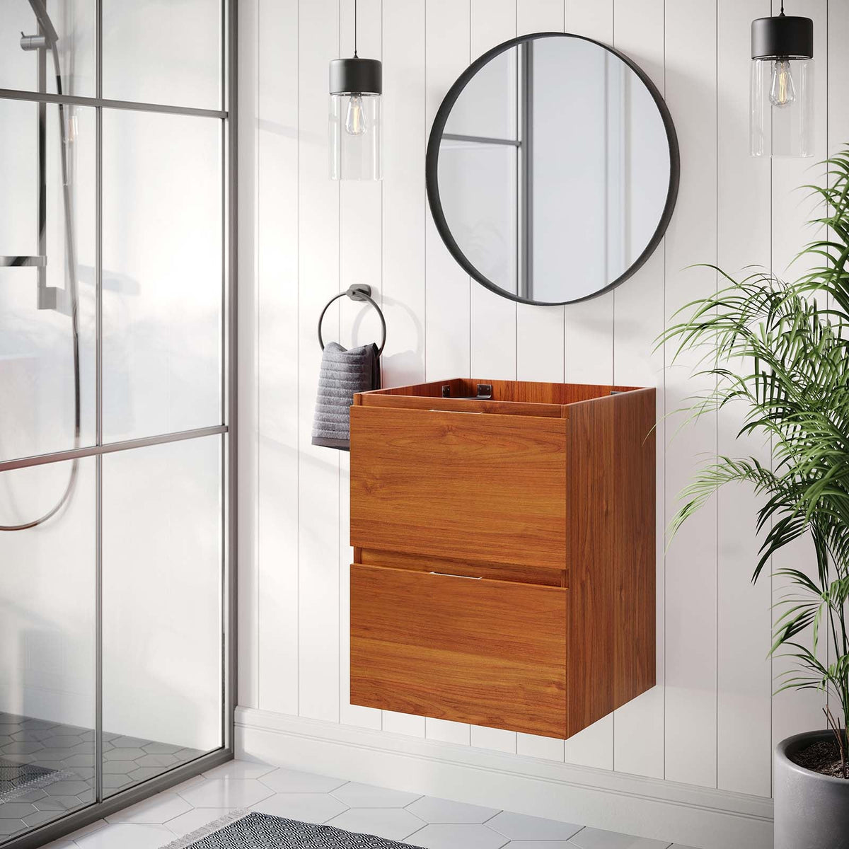 Scenic 18" Wall-Mount Bathroom Vanity Cabinet (Sink Basin Not Included) Modway Model: eei-5878
