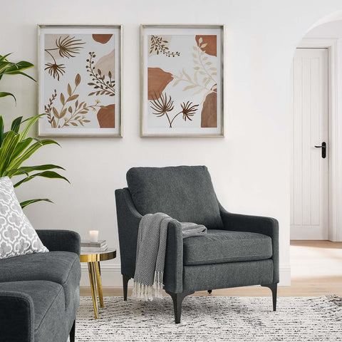 Corland Upholstered Fabric Armchair Modway Model: eei-6023