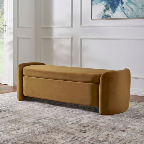 Nebula Upholstered Performance Velvet Bench Modway Model: eei-6054