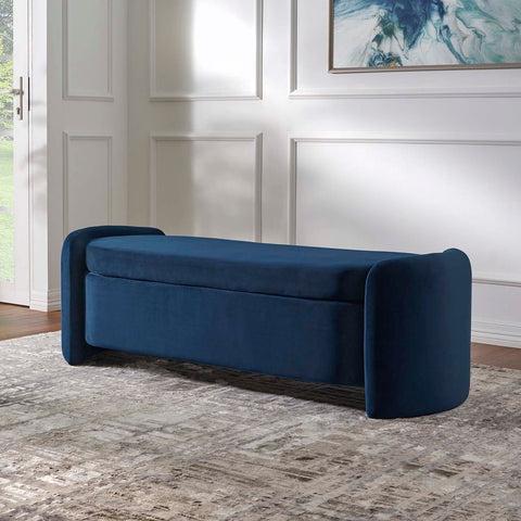 Nebula Upholstered Performance Velvet Bench Modway Model: eei-6054