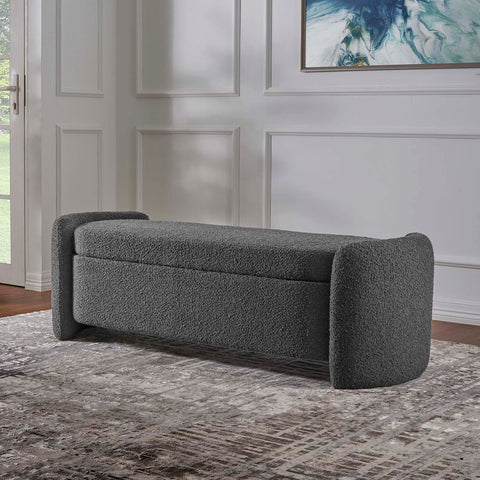 Nebula Boucle Upholstered Bench Modway Model: eei-6056