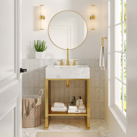 Gridiron 24" Bathroom Vanity Modway Model: eei-6103