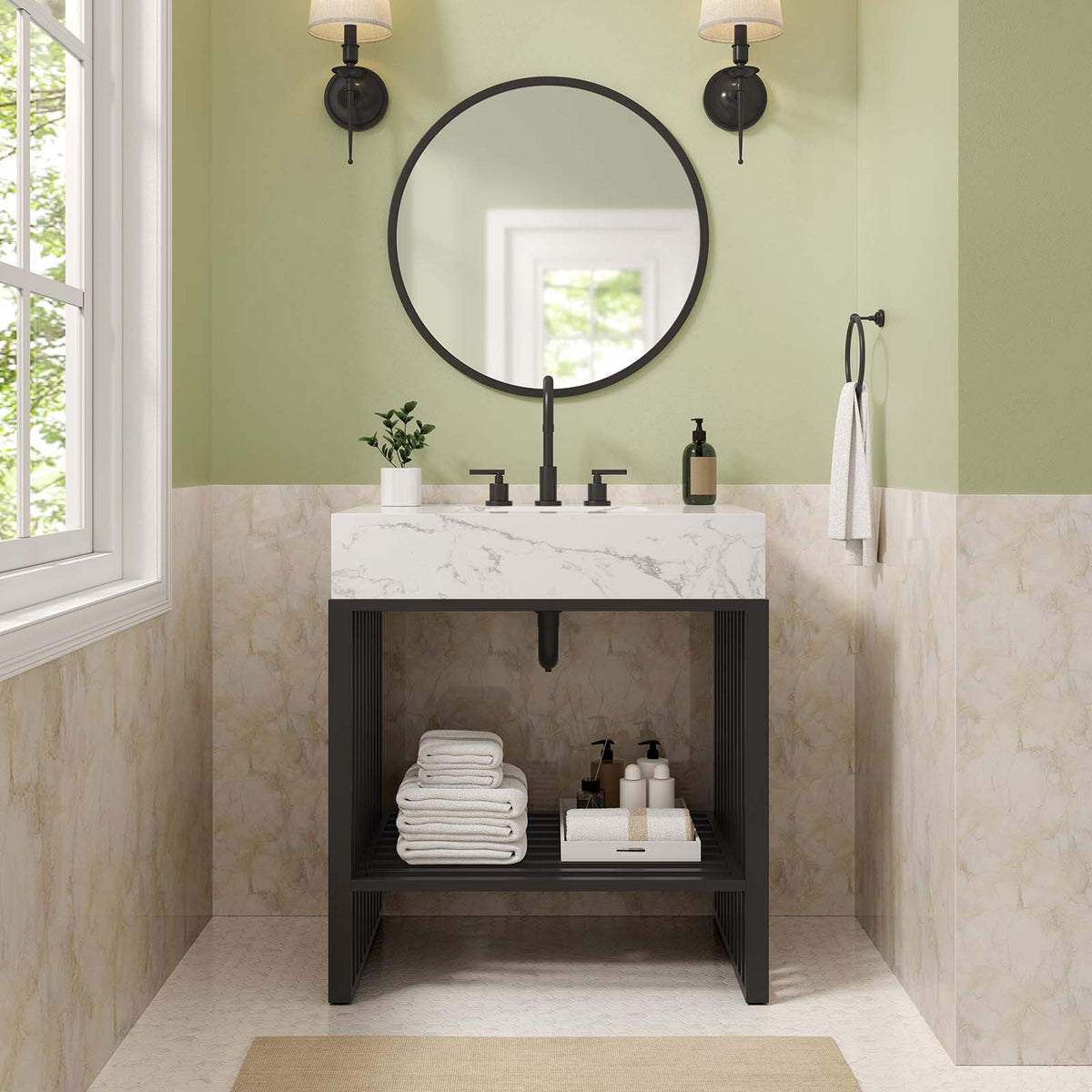 Gridiron 30" Bathroom Vanity Modway Model: eei-6106