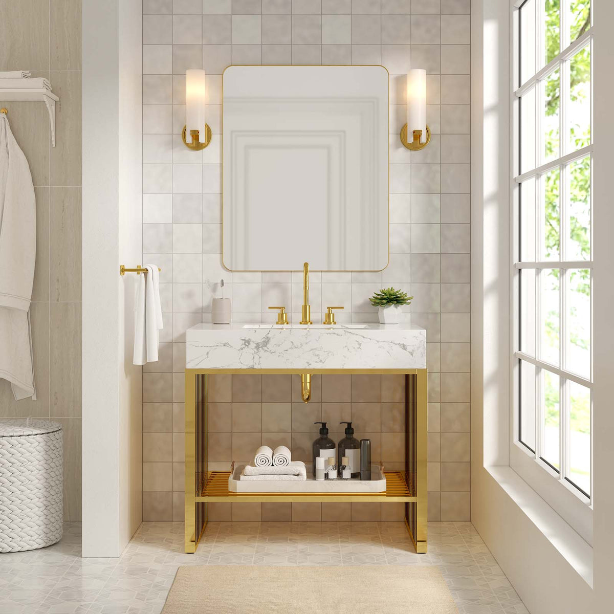 Gridiron 36" Bathroom Vanity Modway Model: eei-6107