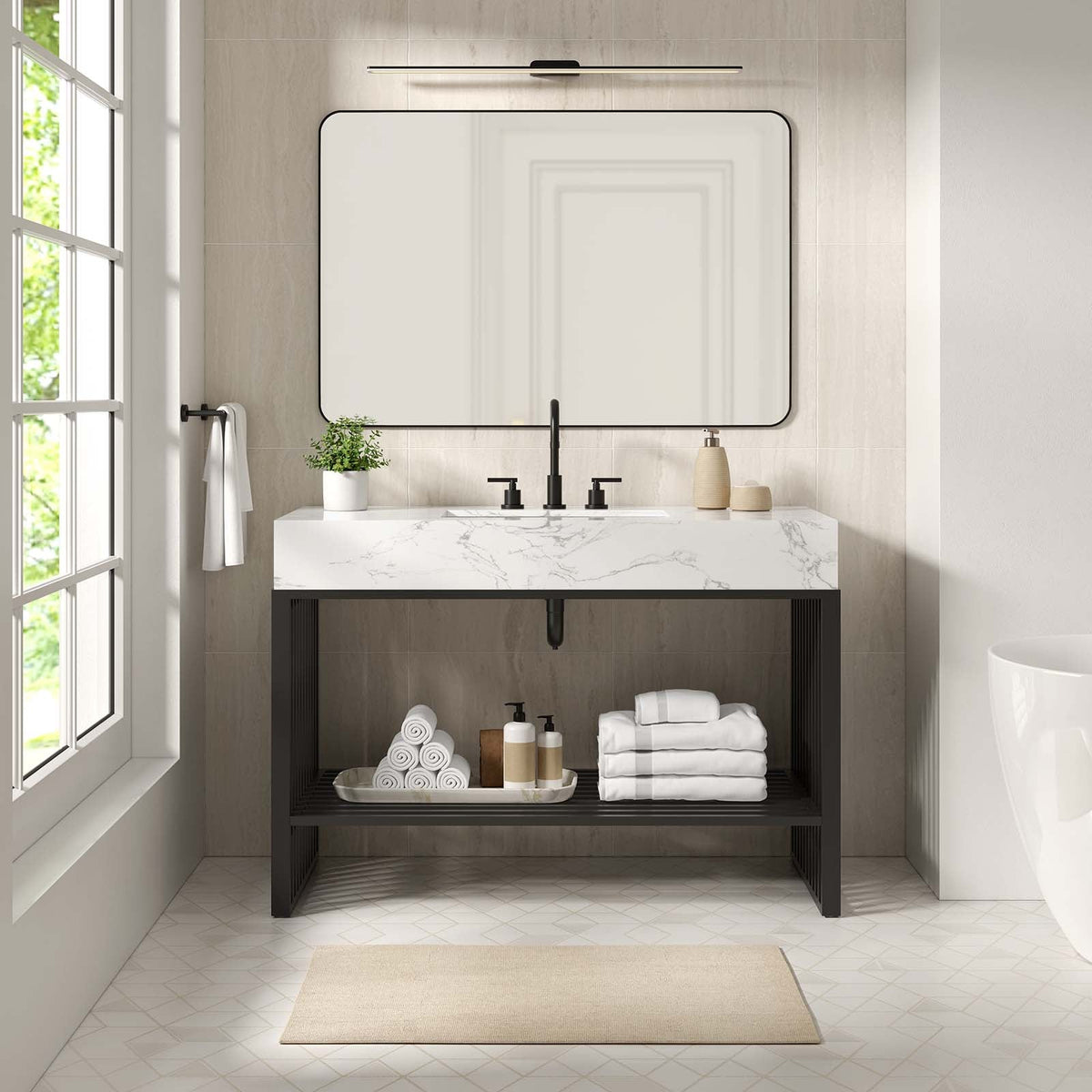 Gridiron 48" Bathroom Vanity Modway Model: eei-6110