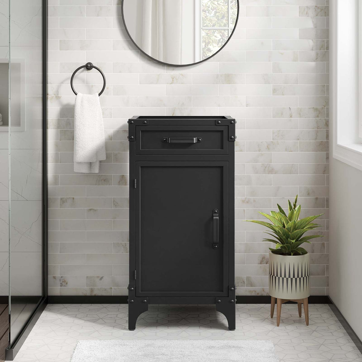 Steamforge 18" Bathroom Vanity Cabinet (Sink Basin Not Included) Modway Model: eei-6126