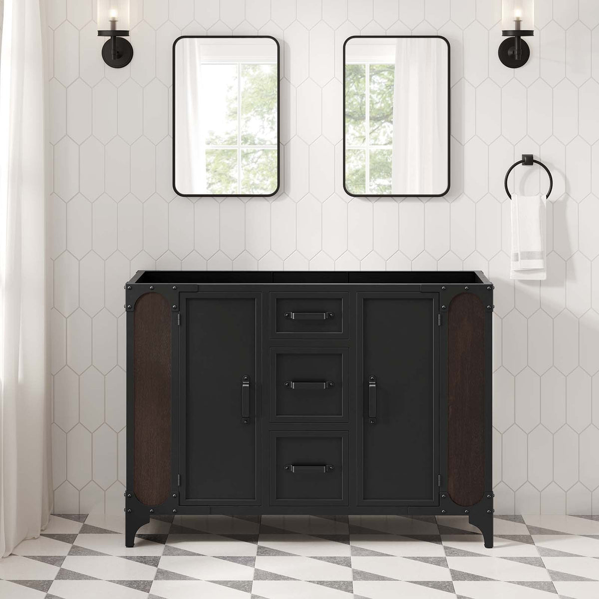 Steamforge 48" Bathroom Vanity Cabinet (Sink Basin Not Included) Modway Model: eei-6130