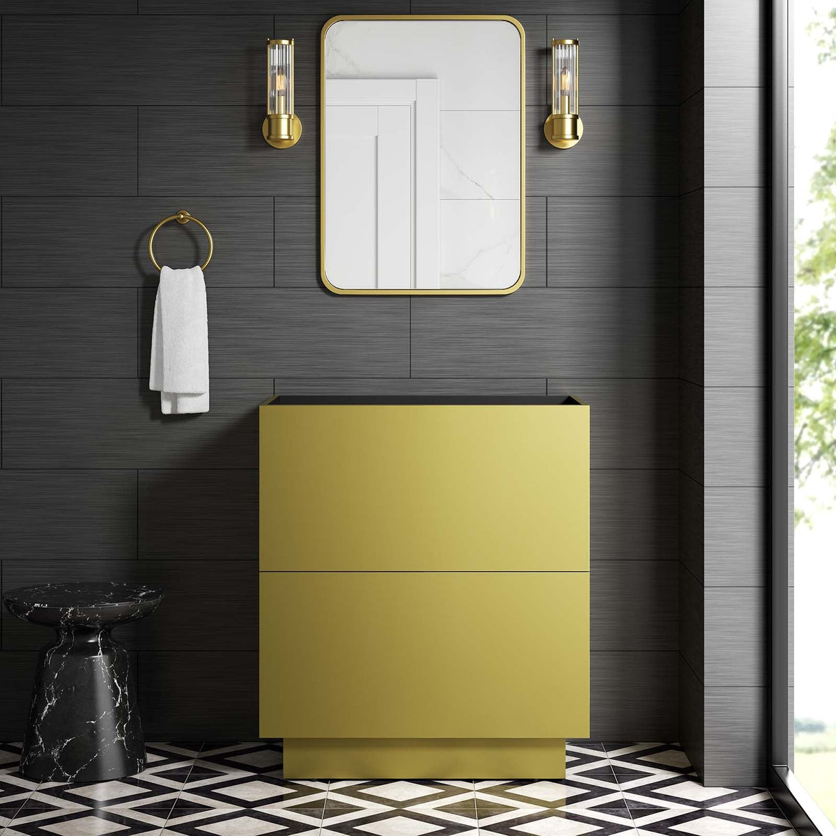 Quantum 30" Bathroom Vanity Cabinet (Sink Basin Not Included) Modway Model: eei-6133