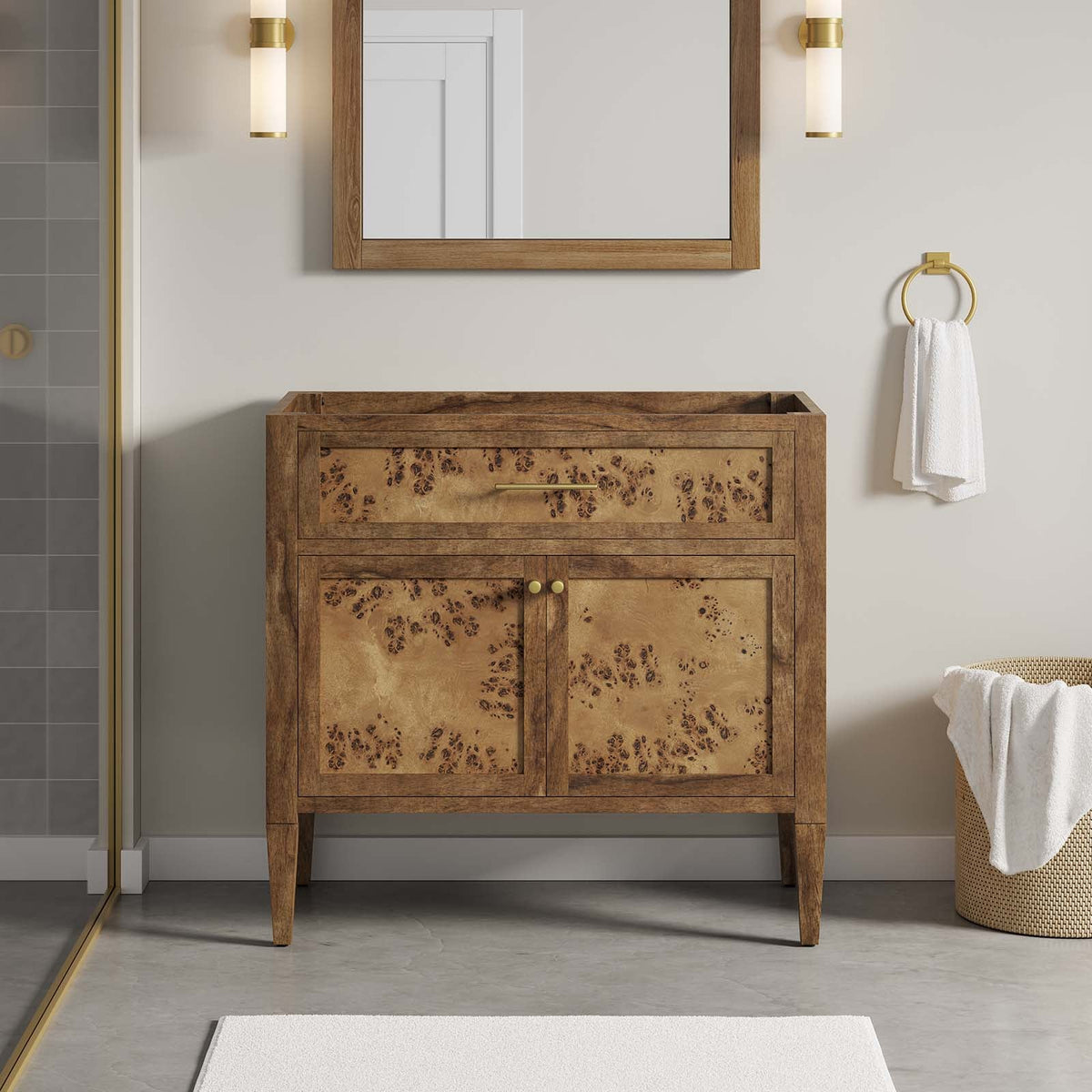 Elysian 36" Wood Bathroom Vanity Cabinet (Sink Basin Not Included) Modway Model: eei-6139