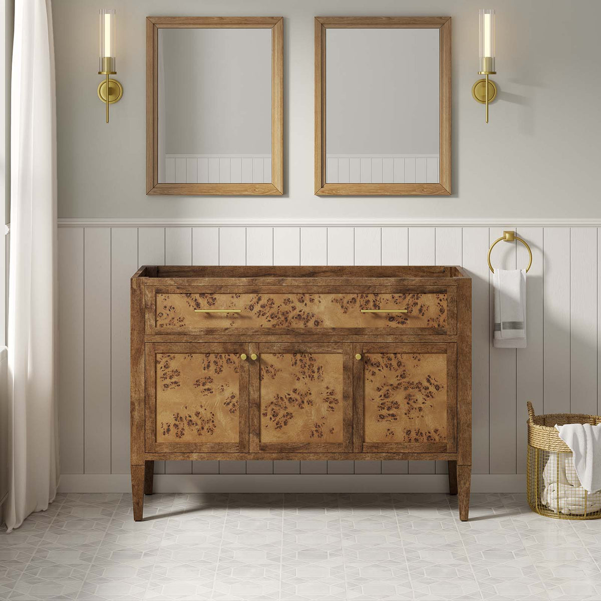 Elysian 48" Wood Bathroom Vanity Cabinet (Sink Basin Not Included) Modway Model: eei-6140