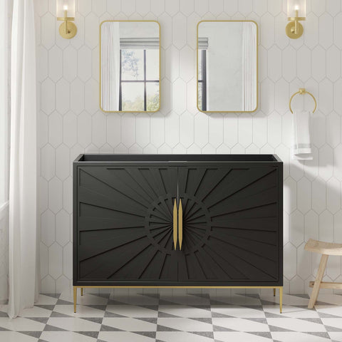 Awaken 48" Double or Single Sink Compatible (Not Included) Bathroom Vanity Cabinet Modway Model: eei-6163