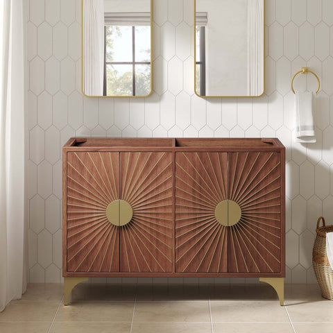 Daylight 48" Double Sink Compatible (Not Included) Bathroom Vanity Cabinet Modway Model: eei-6169