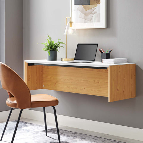 Kinetic 49" Wall-Mount Office Desk Modway Model: eei-6207
