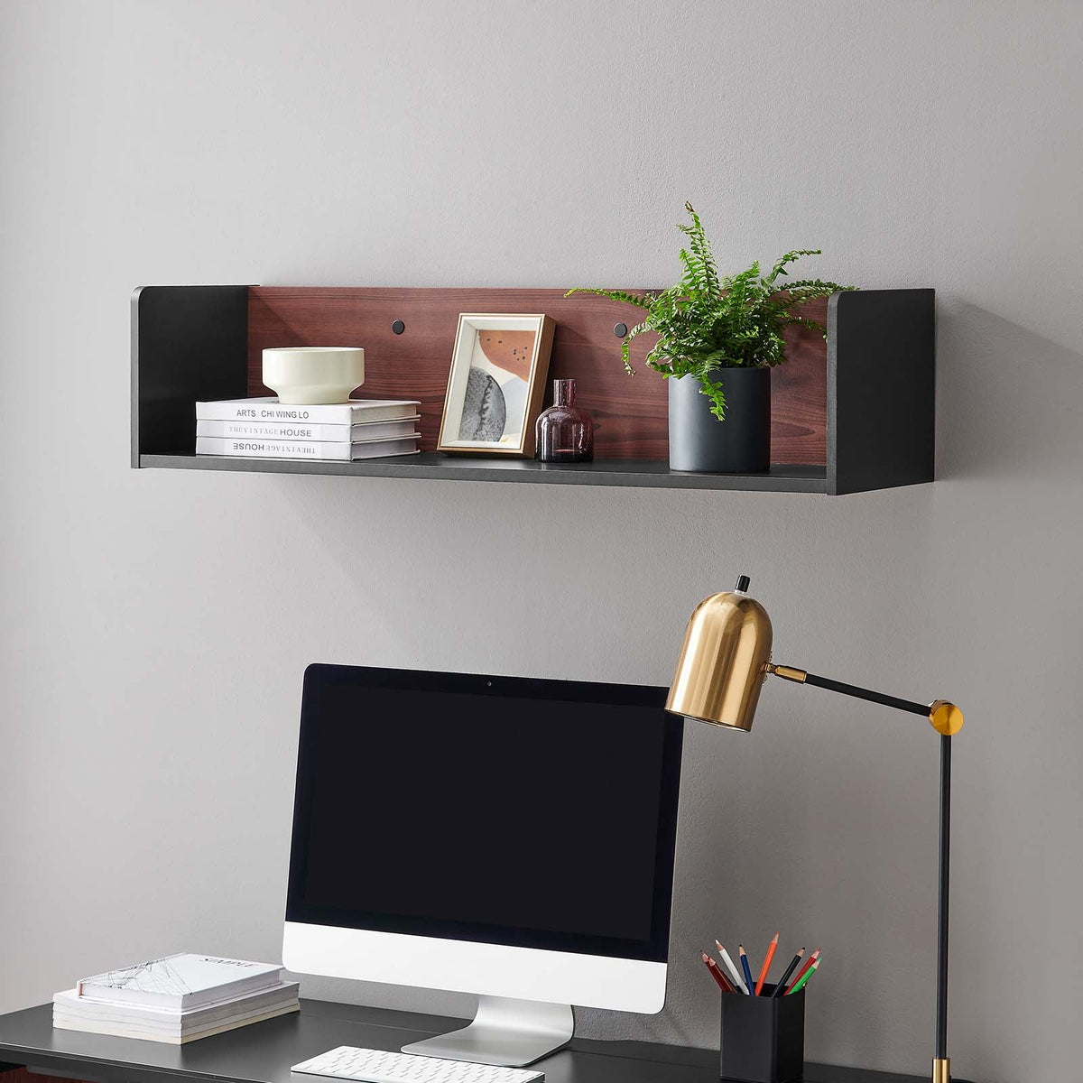 Kinetic Wall-Mount Shelf Modway Model: eei-6208