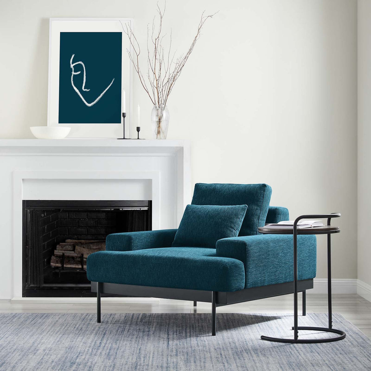 Proximity Upholstered Fabric Armchair Modway Model: eei-6216