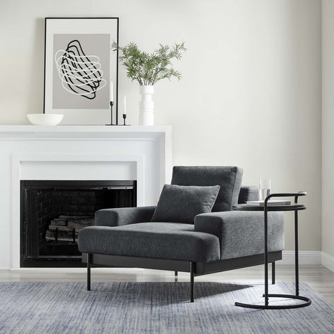 Proximity Upholstered Fabric Armchair Modway Model: eei-6216