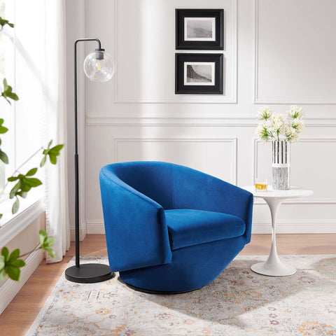 Series Performance Velvet Fabric Swivel Chair Modway Model: eei-6224