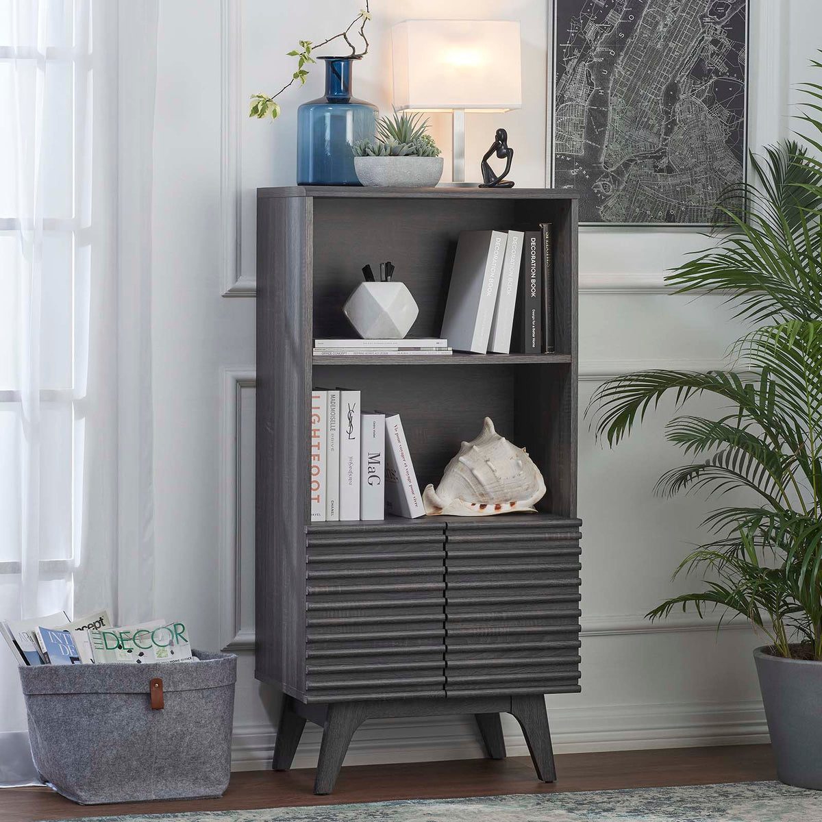 Render Display Cabinet Bookshelf Modway Model: eei-6229