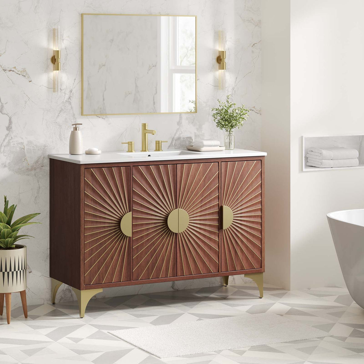 Daylight 48" Bathroom Vanity Modway Model: eei-6302