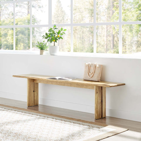 Amistad 72" Wood Bench Modway Model: eei-6345