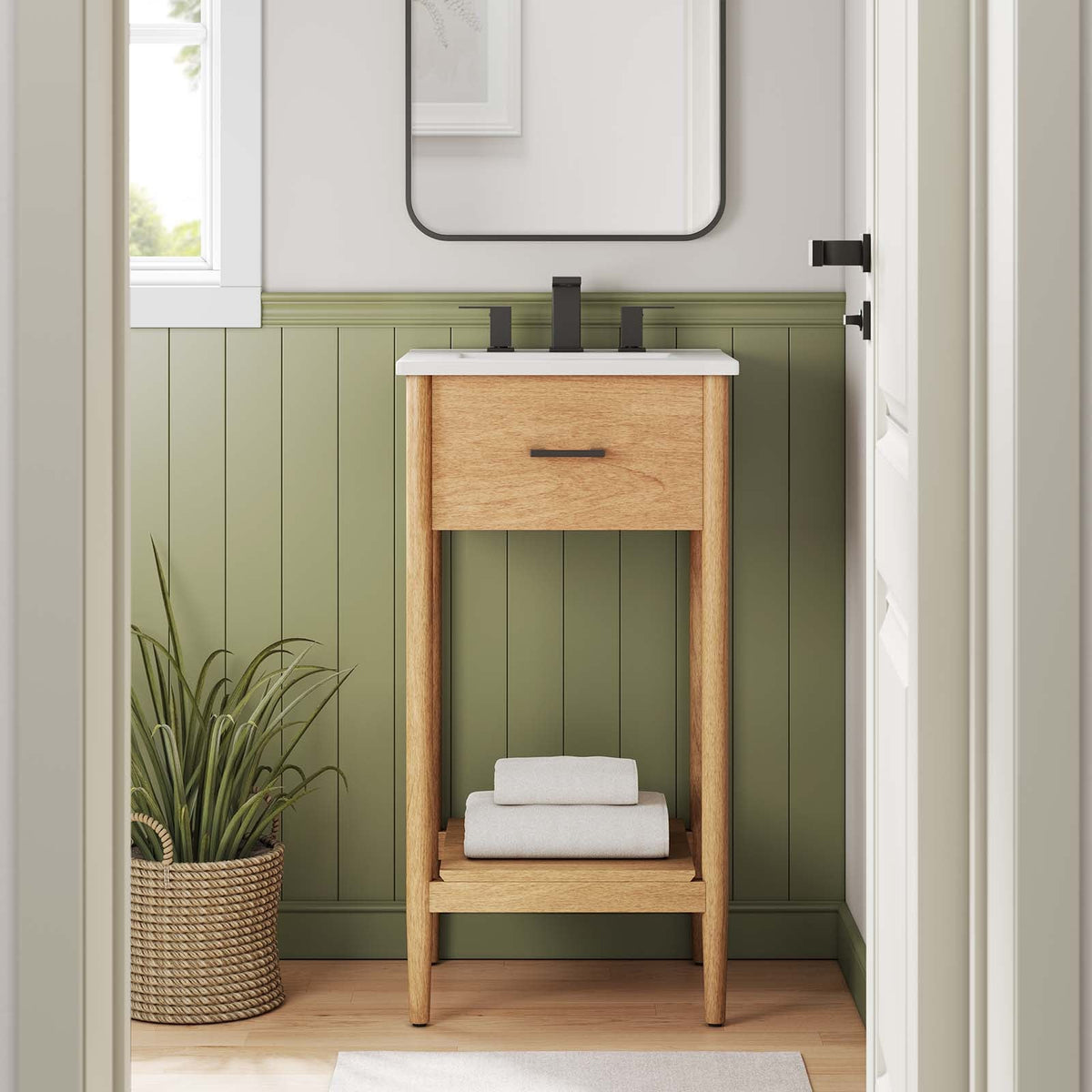 Zaire 18" Bathroom Vanity Cabinet (Sink Basin Not Included) Modway Model: eei-6351