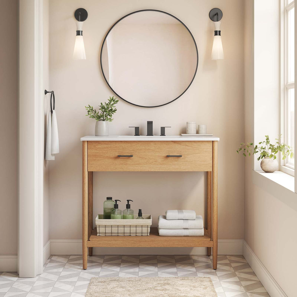 Zaire 36" Bathroom Vanity Cabinet (Sink Basin Not Included) Modway Model: eei-6354