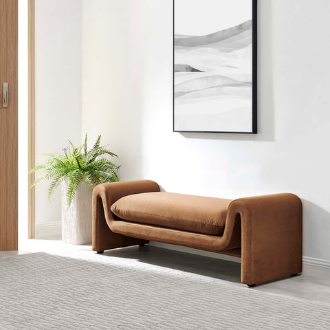 Waverly Performance Velvet Bench Modway Model: eei-6380