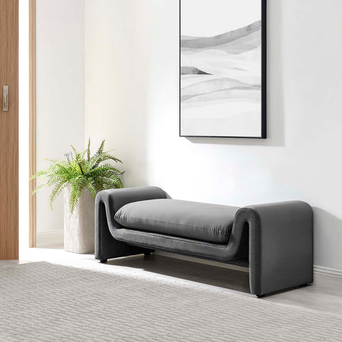 Waverly Performance Velvet Bench Modway Model: eei-6380