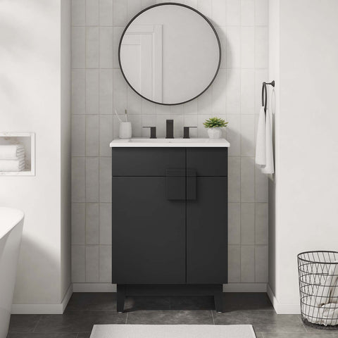 Miles 24” Bathroom Vanity Cabinet (Sink Basin Not Included) Modway Model: eei-6399