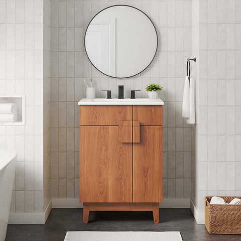 Miles 24” Bathroom Vanity Cabinet (Sink Basin Not Included) Modway Model: eei-6399