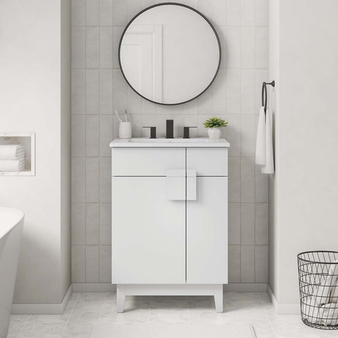 Miles 24” Bathroom Vanity Cabinet (Sink Basin Not Included) Modway Model: eei-6399