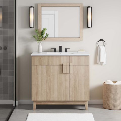 Miles 36” Bathroom Vanity Cabinet (Sink Basin Not Included) Modway Model: eei-6400