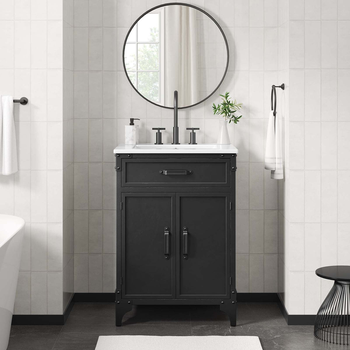 Steamforge 24" Bathroom Vanity Modway Model: eei-6413