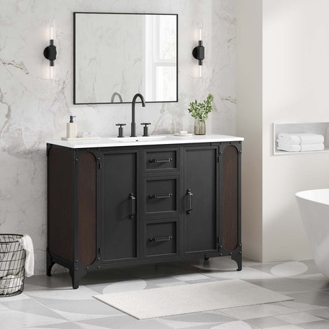 Steamforge 48" Single Sink Bathroom Vanity Modway Model: eei-6419