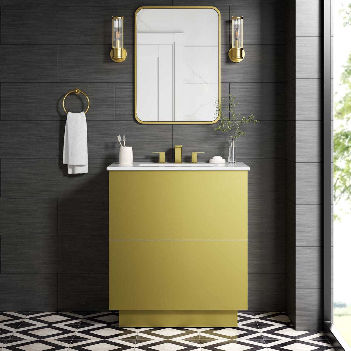 Quantum 30" Bathroom Vanity Modway Model: eei-6427