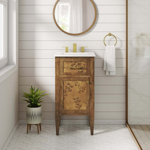 Elysian 18" Wood Bathroom Vanity Modway Model: eei-6436