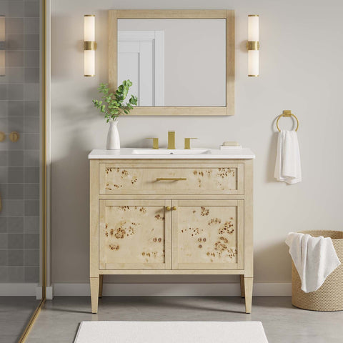 Elysian 36" Wood Bathroom Vanity Modway Model: eei-6447