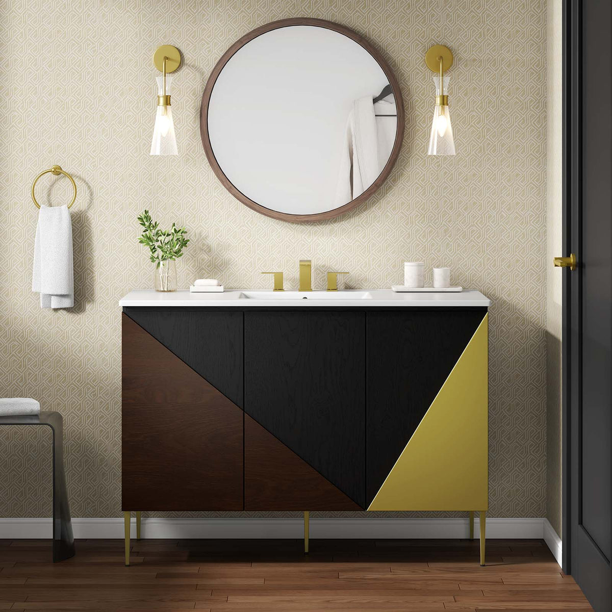 Alchemist 48" Single Sink Bathroom Vanity Modway Model: eei-6466