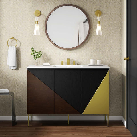 Alchemist 48" Single Sink Bathroom Vanity Modway Model: eei-6466