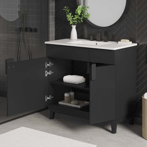 Miles 36” Bathroom Vanity Modway Model: eei-6484
