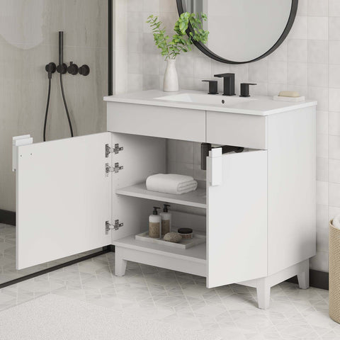 Miles 36” Bathroom Vanity Modway Model: eei-6484