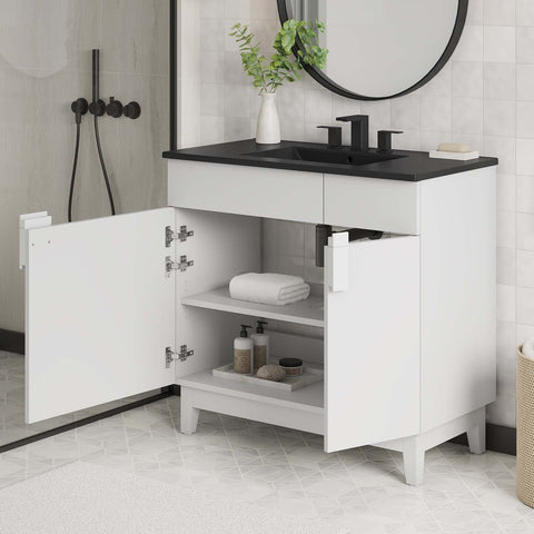 Miles 36” Bathroom Vanity Modway Model: eei-6485