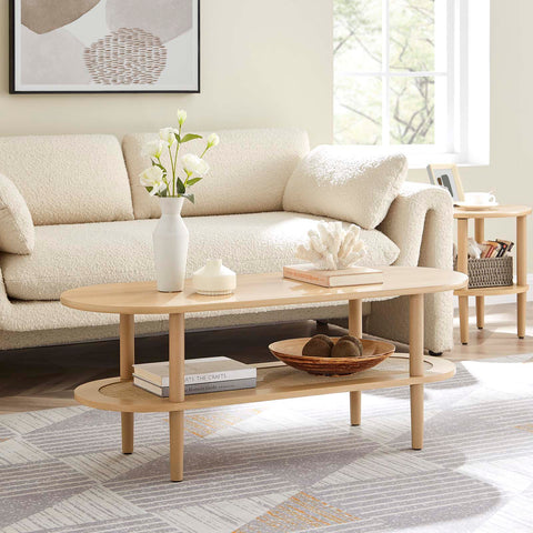Torus Oval Coffee Table Modway Model: eei-6526